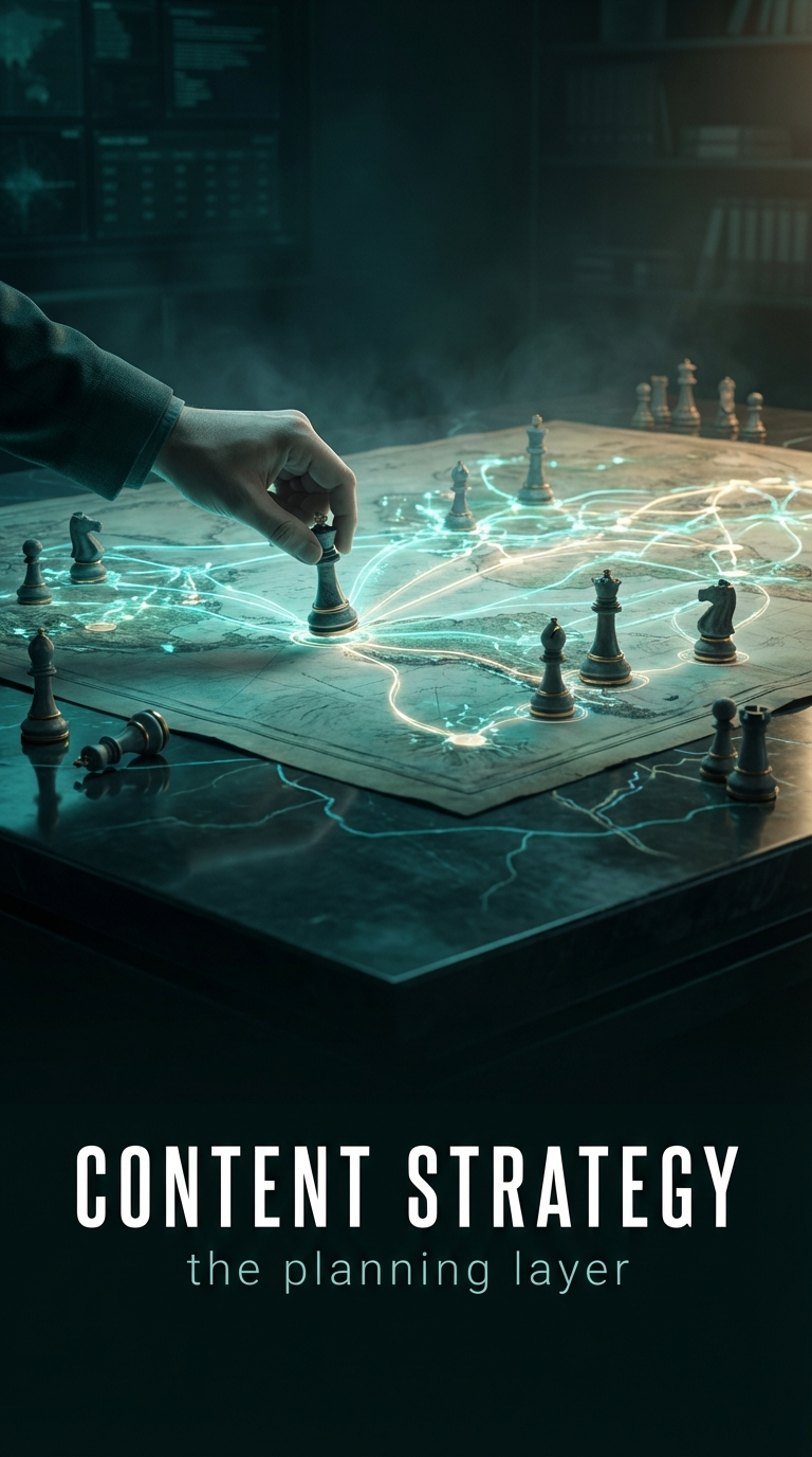 A clear content roadmap what to create, why