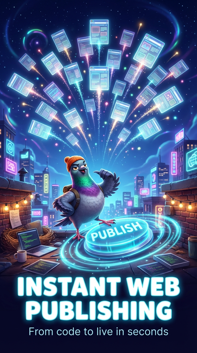 Give your agent its own website Publish landing